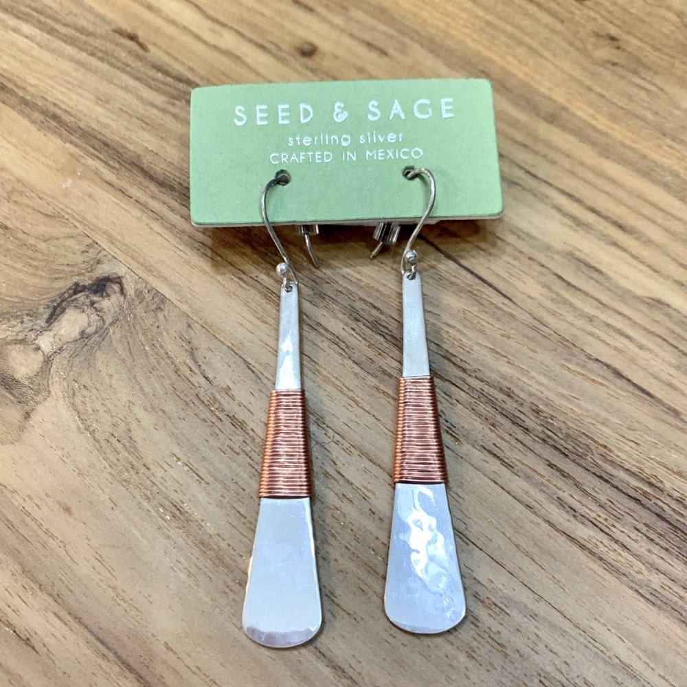 Seed & Sage silver earrings
